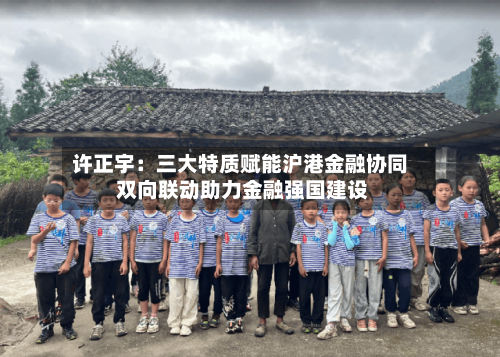许正宇:三大特质赋能沪港金融协同 双向联动助力金融强国建设-第3张图片