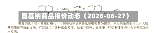 氨基钠商品报价动态(2026-06-27)-第3张图片