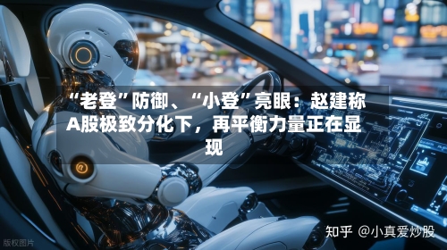 “老登”防御、“小登”亮眼：赵建称A股极致分化下，再平衡力量正在显现-第3张图片