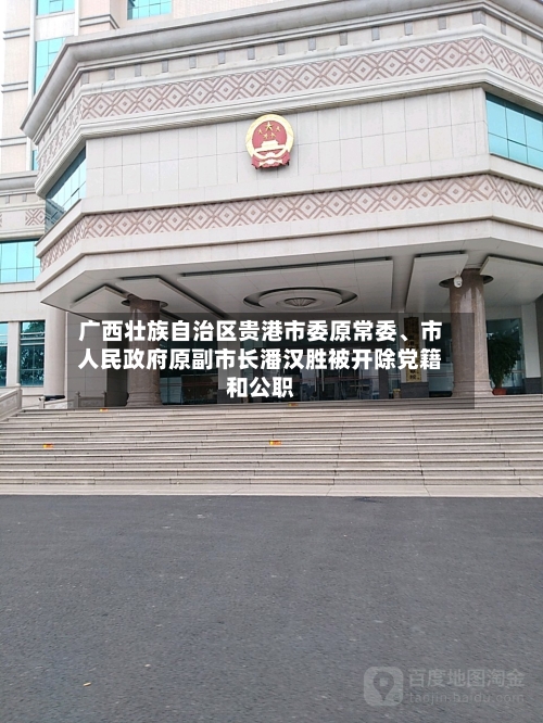 广西壮族自治区贵港市委原常委、市人民政府原副市长潘汉胜被开除党籍和公职-第2张图片