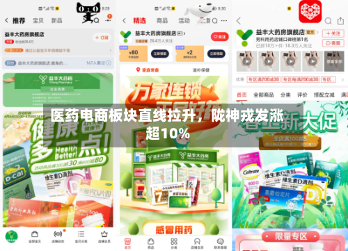 医药电商板块直线拉升，陇神戎发涨超10%-第2张图片