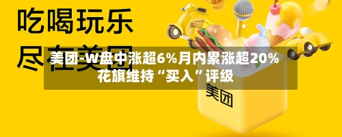 美团-W盘中涨超6%月内累涨超20% 花旗维持“买入”评级-第2张图片