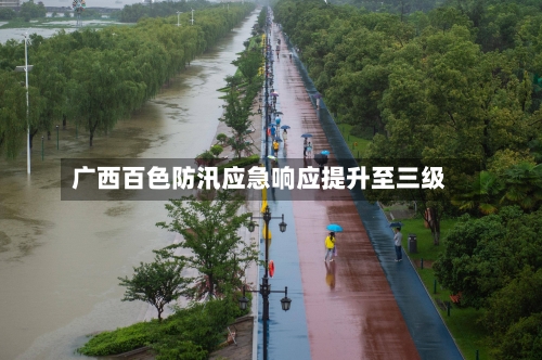 广西百色防汛应急响应提升至三级