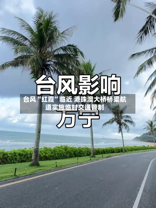 台风“红霞	”临近 港珠澳大桥桥梁航道实施临时交通管制-第3张图片