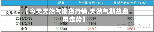 【今天天然气期货行情,天然气期货费用走势】-第1张图片