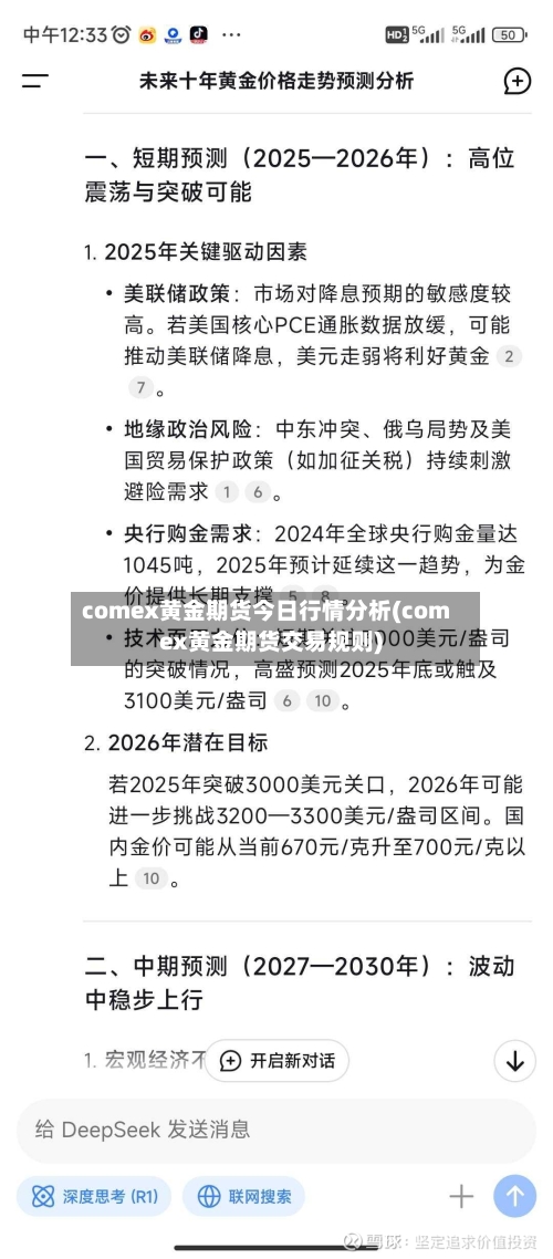 comex黄金期货今日行情分析(comex黄金期货交易规则)-第2张图片