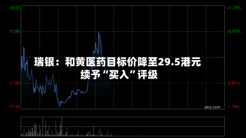 瑞银：和黄医药目标价降至29.5港元 续予“买入	”评级-第1张图片