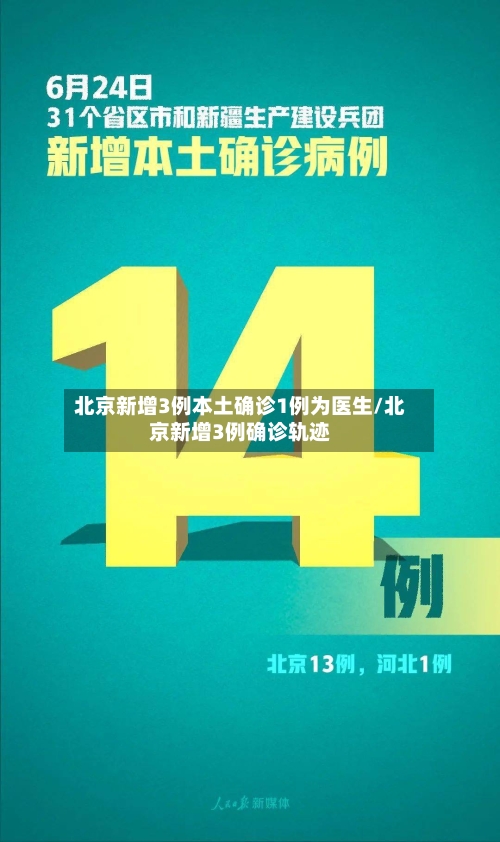 北京新增3例本土确诊1例为医生/北京新增3例确诊轨迹-第2张图片
