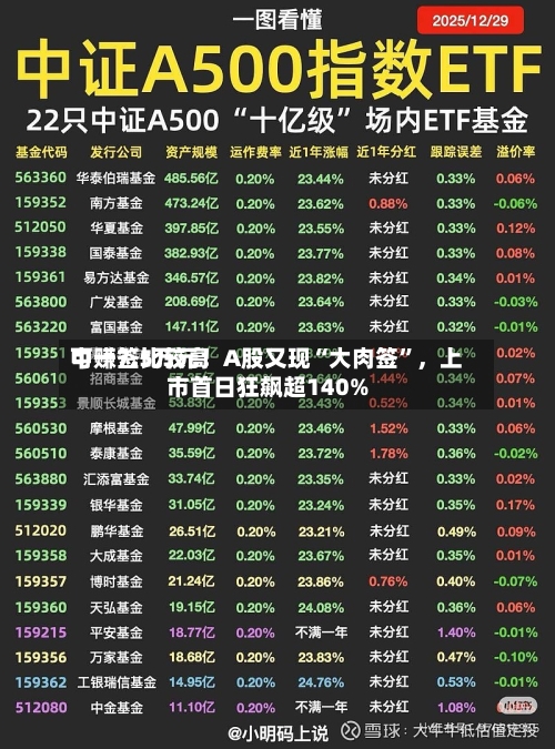 中一签比较高可赚7.5万元！A股又现“大肉签”，上市首日狂飙超140%-第2张图片