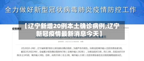 【辽宁新增20例本土确诊病例,辽宁新冠疫情最新消息今天】