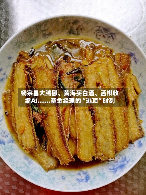 杨宗昌大腾挪	、黄海买白酒、孟棋收缩AI……基金经理的“逃顶”时刻-第2张图片