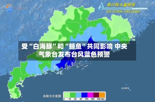受“白海豚	”和“鲸鱼”共同影响 中央气象台发布台风蓝色预警-第1张图片