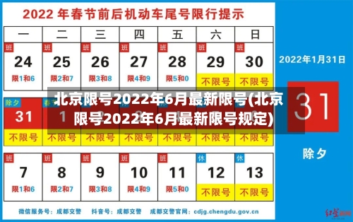 北京限号2022年6月最新限号(北京限号2022年6月最新限号规定)-第2张图片